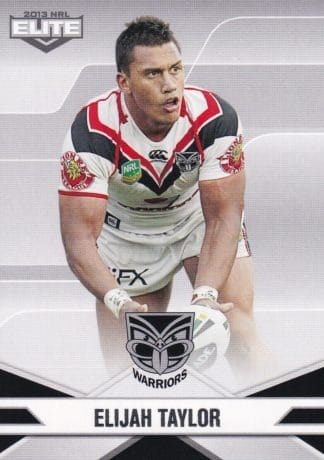 2013 NRL Elite Common Card - Base 134 Elijah Taylor Warriors
