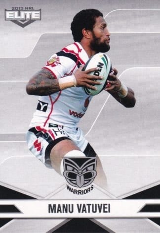 2013 NRL Elite Common Card - Base 135 Manu Vatuvei Warriors