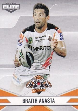 2013 NRL Elite Common Card - Base 137 Braith Anasta Wests Tigers
