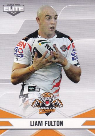 2013 NRL Elite Common Card - Base 139 Liam Fulton Wests Tigers