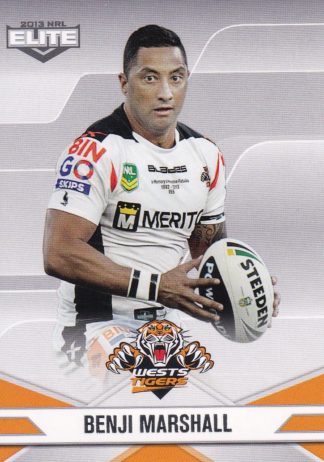 2013 NRL Elite Common Card - Base 142 Benji Marshall Wests Tigers