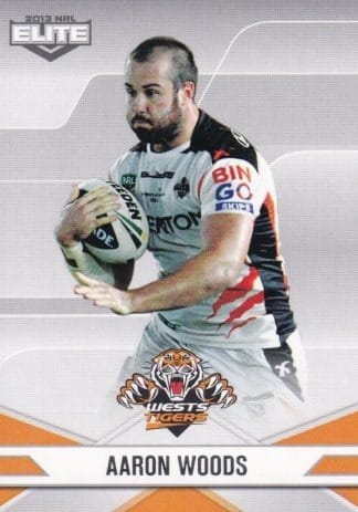 2013 NRL Elite Common Card - Base 144 Aaron Woods Wests Tigers