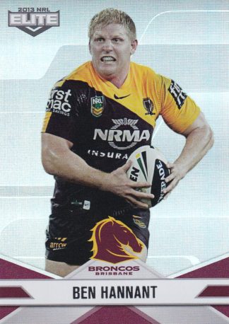 2013 NRL Elite Parallel - P003 Ben Hannant Brisbane Broncos