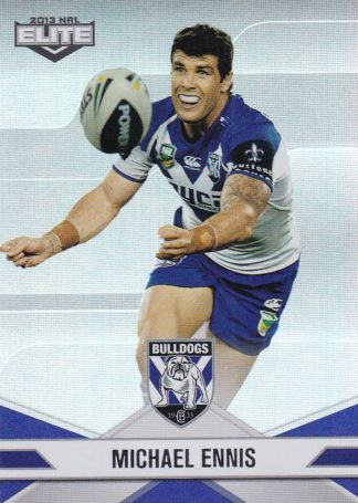 2013 NRL Elite Parallel - P010 Michael Ennis Canterbury Bulldogs
