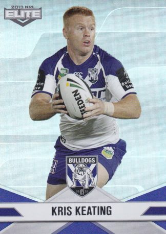 2013 NRL Elite Parallel - P012 Kris Keating Canterbury Bulldogs