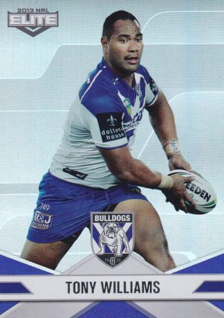 2013 NRL Elite Parallel - P018 Tony Williams Canterbury Bulldogs