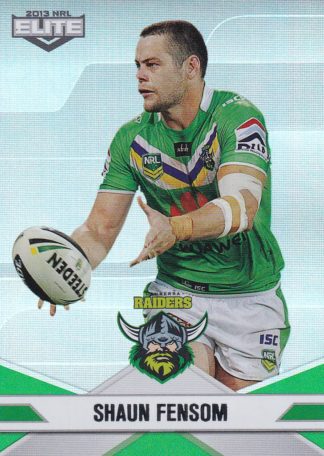 2013 NRL Elite Parallel - P022 Shaun Fensom Canberra Raiders