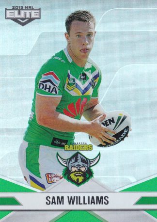 2013 NRL Elite Parallel - P027 Sam Williams Canberra Raiders