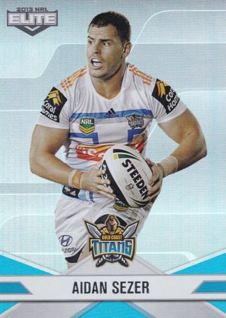 2013 NRL Elite Parallel - P043 Aidan Sezer Gold Coast Titans