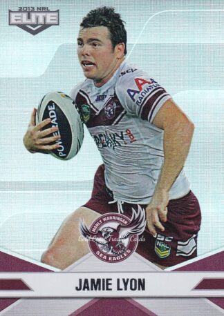 2013 NRL Elite Parallel - P046 Jamie Lyon Manly Sea Eagles