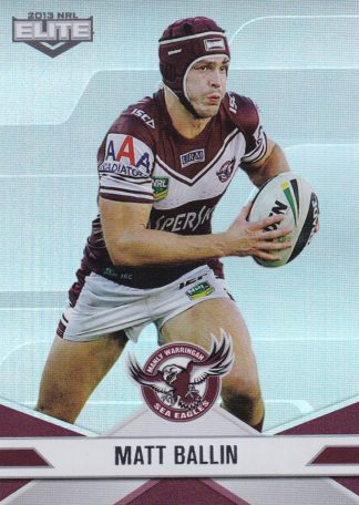 2013 NRL Elite Parallel - P047 Matt Ballin Manly Sea Eagles