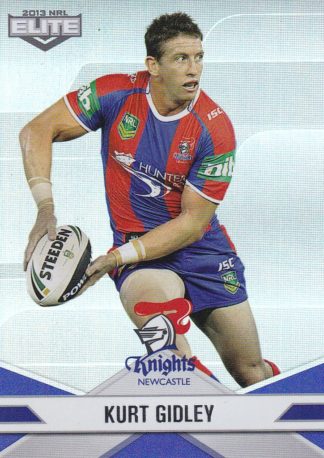 2013 NRL Elite Parallel - P064 Kurt Gidley Newcastle Knights