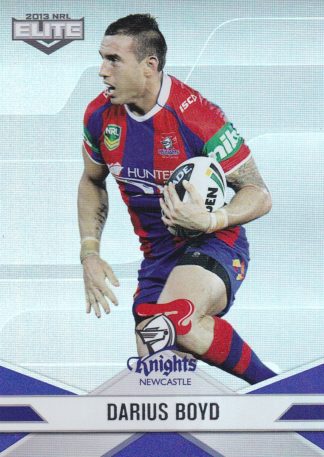 2013 NRL Elite Parallel - P065 Darius Boyd Newcastle Knights