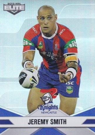 2013 NRL Elite Parallel - P072 Jeremy Smith Newcastle Knights