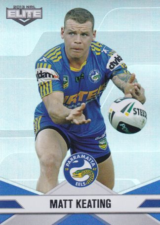 2013 NRL Elite Parallel - P075 Matt Keating Parramatta Eels