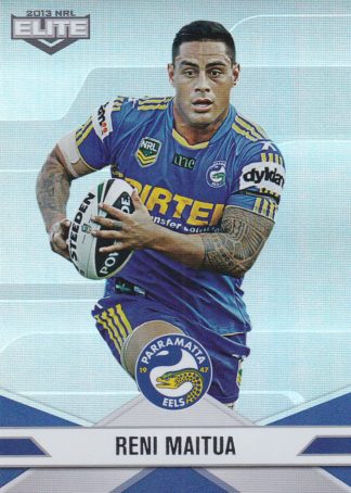 2013 NRL Elite Parallel - P078 Reni Maitua Parramatta Eels