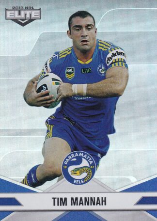 2013 NRL Elite Parallel - P079 Tim Mannah Parramatta Eels