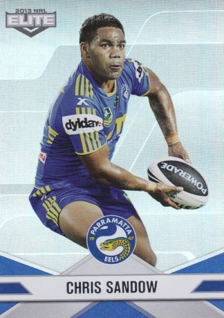 2013 NRL Elite Parallel - P080 Chris Sandow Parramatta Eels