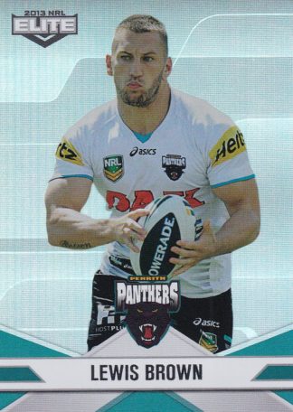 2013 NRL Elite Parallel - P083 Lewis Brown Penrith Panthers