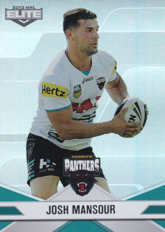 2013 NRL Elite Parallel - P086 Josh Mansour Penrith Panthers
