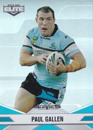 2013 NRL Elite Parallel - P091 Paul Gallen Cronulla Sharks