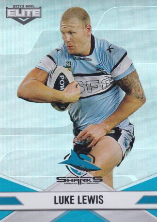 2013 NRL Elite Parallel - P097 Luke Lewis Cronulla Sharks