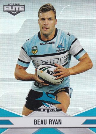 2013 NRL Elite Parallel - P098 Beau Ryan Cronulla Sharks
