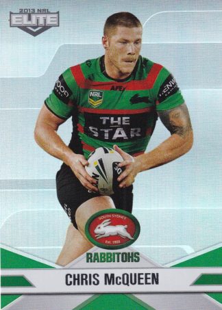 2013 NRL Elite Parallel - P104 Chris McQueen South Sydney Rabbitohs