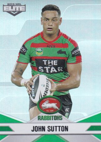 2013 NRL Elite Parallel - P107 John Sutton South Sydney Rabbitohs