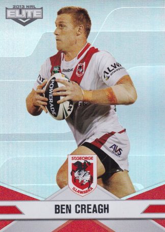 2013 NRL Elite Parallel - P109 Ben Creagh St George Dragons