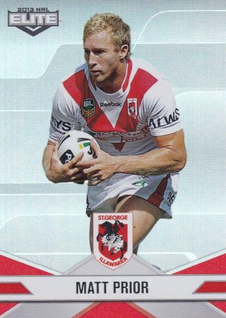 2013 NRL Elite Parallel - P116 Matt Prior St George Dragons