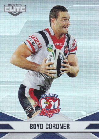 2013 NRL Elite Parallel - P119 Boyd Cordner Sydney Roosters