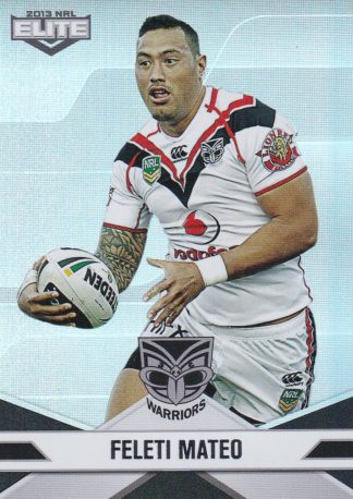 2013 NRL Elite Parallel - P132 Feleti Mateo Warriors