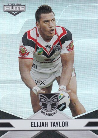 2013 NRL Elite Parallel - P134 Elijah Taylor Warriors