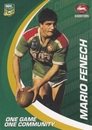 2013 NRL One Game Community Cards - OC3 Mario Fenech South Sydney Rabbitohs