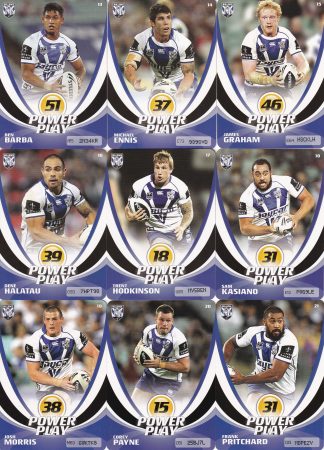 2013 NRL Power Play Base Team Set - Canterbury Bulldogs