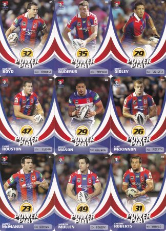 2013 NRL Power Play Base Team Set - Newcastle Knights