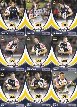 2013 NRL Power Play Base Team Set - North QLD Cowboys