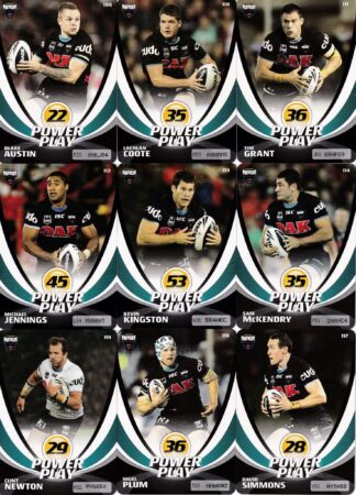 2013 NRL Power Play Base Team Set - Penrith Panthers