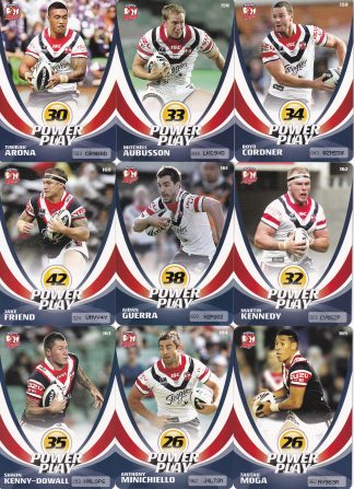 2013 NRL Power Play Base Team Set - Sydney Roosters