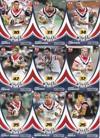 2013 NRL Power Play Base Team Set - Sydney Roosters