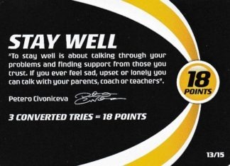 2013 NRL Power Play One Community Card - Card 13 Petero Civoniceva Stay Well