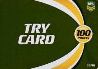 2013 NRL Power Play Game Card - Gold Try Card 10