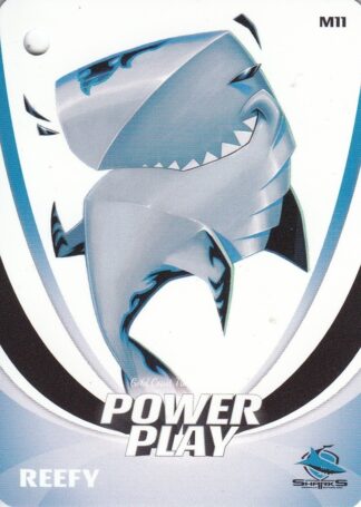 2013 NRL Power Play Mascot Bag Tag - M11 Cronulla Sharks