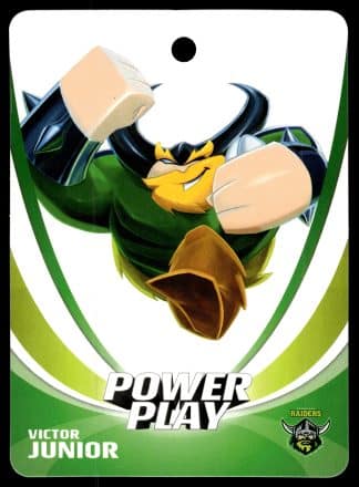 2013 NRL Power Play Promotional Clothes Tag - 03 Canberra Raiders Victor Junior
