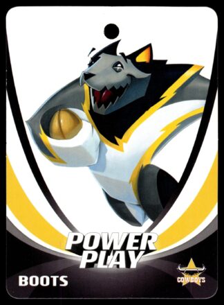 2013 NRL Power Play Promotional Clothes Tag - 04 North Qld Cowboys Boots