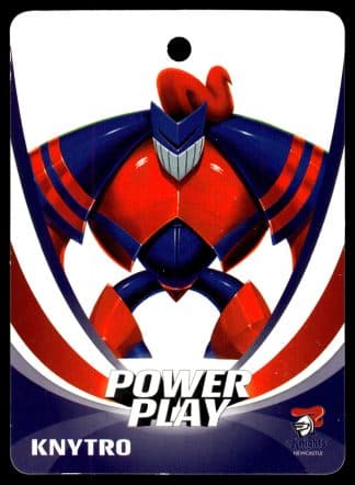 2013 NRL Power Play Promotional Clothes Tag - 07 Newcastle Knights Knytro