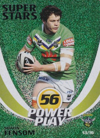 2013 NRL Power Play Superstar - S03 Shaun Fensom Canberra Raiders
