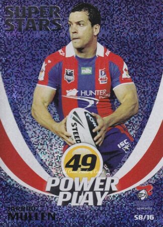 2013 NRL Power Play Superstar - S08 Jarrod Mullen Newcastle Knights