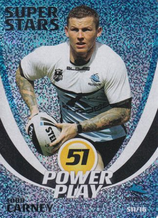 2013 NRL Power Play Superstar - S11 Todd Carney Cronulla Sharks
